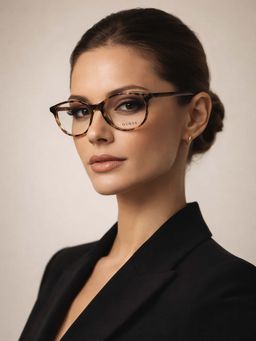 Guess - Eyewear for Women with Shiny Yellow Brown Demi Acetate Frame (52)