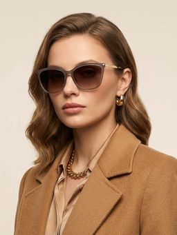 Guess - Brown Uv Protection Square Women Sunglasses (Gus74835657Fsg) (56)