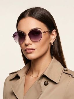 Guess - Grey Uv Protection Butterfly Women Sunglasses (Gus79075905Bsg) (59)
