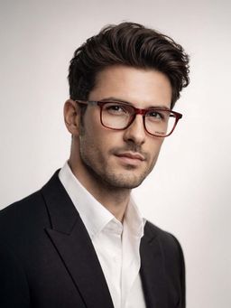 Police - Eyewear For Unisex With Red Polycarbonate Frame (Size 53)