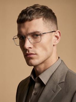 Police - Eyewear For Men With Silver Metal Frame (Size 53)