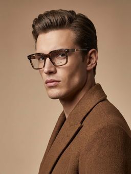 Police - Eyewear For Men With Havana Polycarbonate Frame (Size 51)