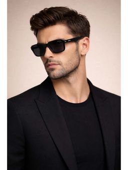 Police - Men Full UV Protected Grey Lens Square Sunglasses (52)