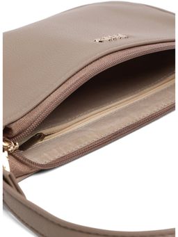 JiHa - Brown Basic Baguette Shoulder Bag