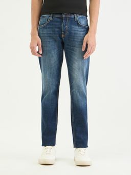 Antony Morato - Men Tapered Fit Navy Blue Solid Jeans