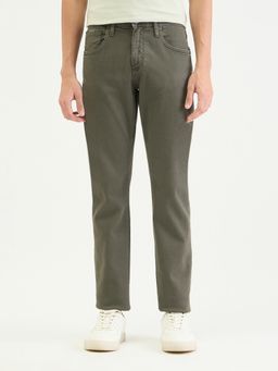 Antony Morato - Men Tapered Fit Green Solid Jeans