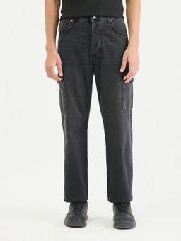 Antony Morato - Men Straight Fit Black Solid Pure Cotton Jeans
