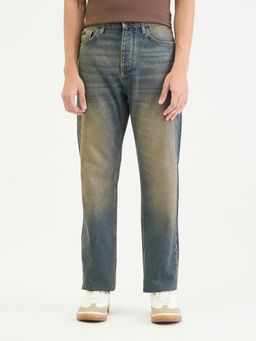 Antony Morato - Men Straight Fit Blue Solid Pure Cotton Jeans