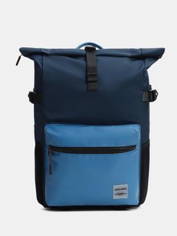 Jack & Jones - Colorblock Roll-Top Backpack - Blue