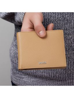 Hugo Boss - Classic Grained Camel Folding Wallet