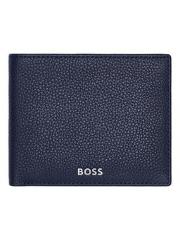 Hugo Boss - Classic Grained Navy Blue Folding Wallet