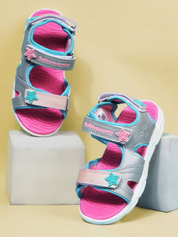 Bubblegummers - Grey Casual Sandals for Kids
