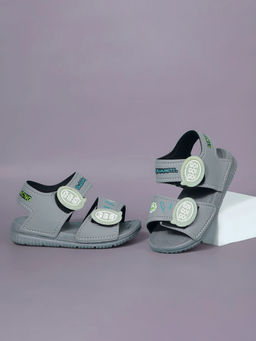 Bubblegummers - Grey Casual Sandals for Kids