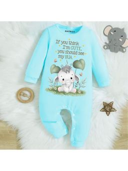 KNITROOT - Bua Theme If You Think I'M Cute You Should See My Maasi Text Romper