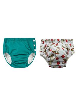Chinmay Kids - Reusable Swim Diaper Pants - Pack of 2 (4BT_SWIM_112) (Large)