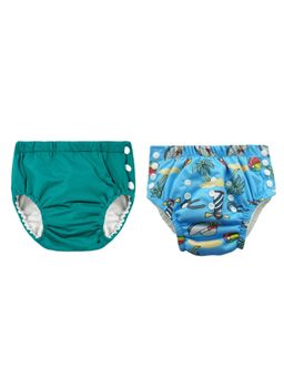 Chinmay Kids - Reusable Swim Diaper Pants - Pack of 2 (4BT_SWIM_116) (Large)