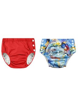 Chinmay Kids - Reusable Swim Diaper Pants - Pack of 2 (4BT_SWIM_146) (Large)