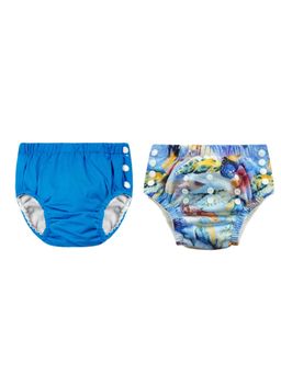 Chinmay Kids - Reusable Swim Diaper Pants - Pack of 2 (4BT_SWIM_21) (Large)
