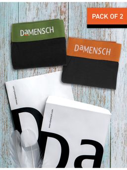 DaMENSCH - Men Multi-Color Modal Solid Trunks (Pack of 2)