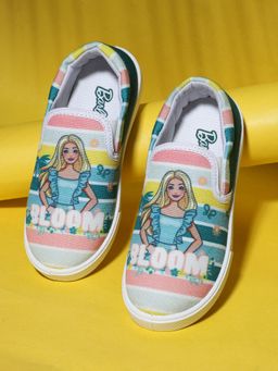 Kidsville - Barbie Printed Canvas Shoes for Kids Girls