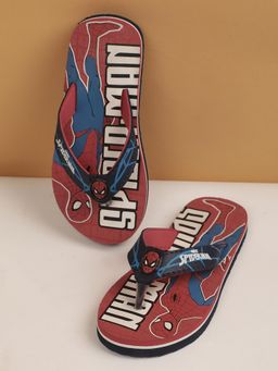 Kidsville - Spiderman Printed Flip-Flops For Kids Boys
