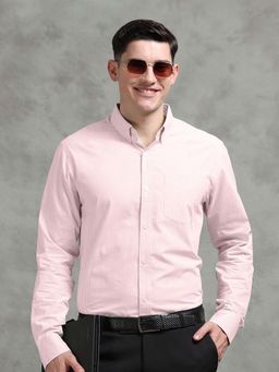 THE FORMAL CLUB - Check Shirt In Blush Pink