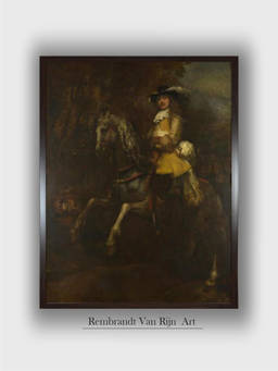 The Art House - Rembrandt Horse Framed Wall Art