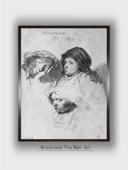 The Art House - Rembrandt Framed Wall Art