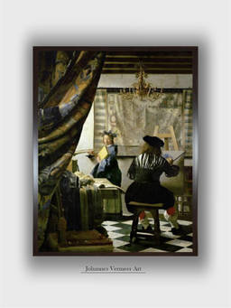 The Art House - Painter Vermeers Framed Wall Art