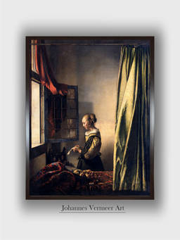 The Art House - Reading Letter Framed Wall Art