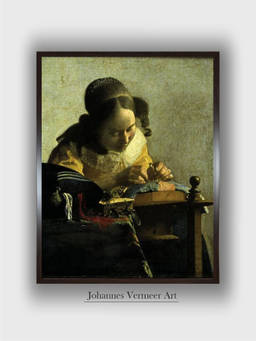 The Art House - Lacemaker Johannes Framed Wall Art