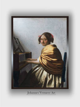 The Art House - Young Woman Framed Wall Art