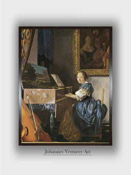The Art House - Young Woman Framed Wall Art