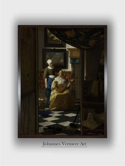 The Art House - Letter Johannes Framed Wall Art