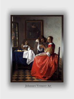 The Art House - Wineglass Johannes Framed Wall Art