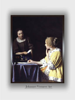The Art House - Maidservant Holding Framed Wall Art