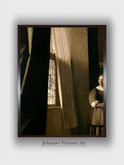 The Art House - Writing Letter Framed Wall Art