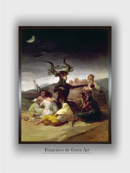 The Art House - Witches Sabbath Framed Wall Art