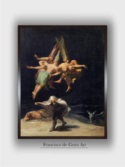 The Art House - Sorcieres Witches Framed Wall Art