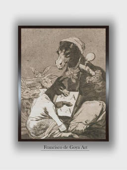 The Art House - Plate Caprichos Framed Wall Art