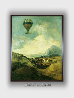The Art House - Balloon Ascent Framed Wall Art