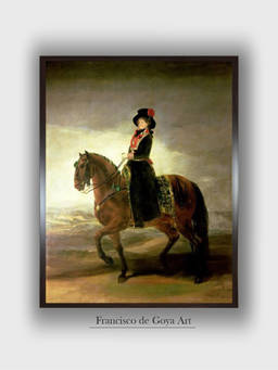 The Art House - Equestrian Portrait Framed Wall Art