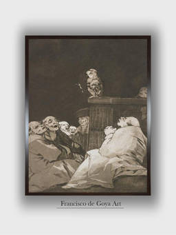 The Art House - Plate Caprichos Framed Wall Art
