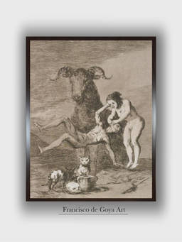 The Art House - Plate Caprichos Framed Wall Art