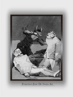 The Art House - Chinchillas Plate Framed Wall Art