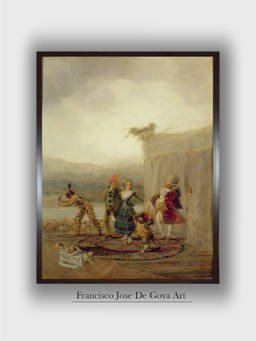 The Art House - Strolling Players Framed Wall Art