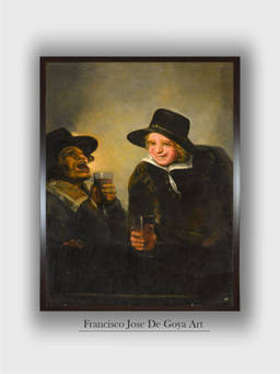 The Art House - Topers Circa Framed Wall Art