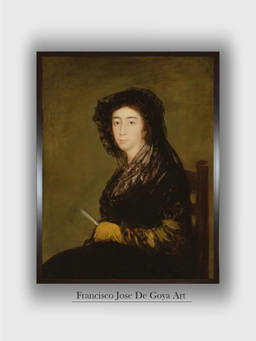The Art House - Portrait Amalia Framed Wall Art