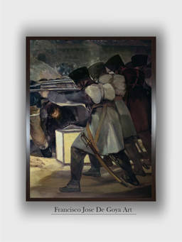 The Art House - Execution Francisco Framed Wall Art