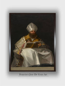 The Art House - Saint Ambrose Framed Wall Art
